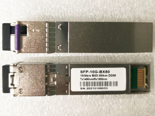 10G BIDI SFP 80KM